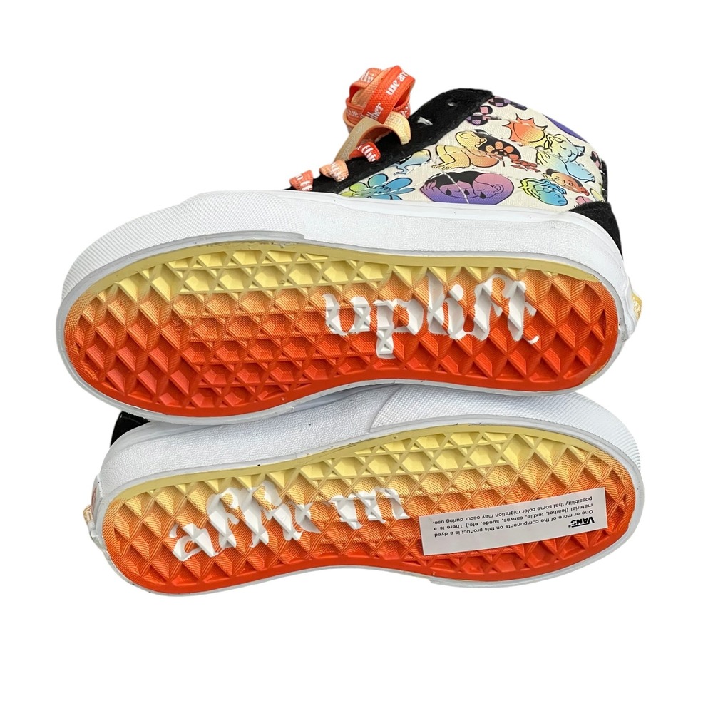 Vans Sk8-Hi Cultivate Care Kids 10.5 Black Multi High Top Sneakers VN000D5F8C3 - Picture 9 of 12